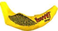 Yeowww! Chicata Banana - Speeltje Voor Katten Met Kattenkruid - De Meest Krachtige Catnip Ter Wereld – Onweerstaanbaar – Katoen – 17.7 Cm - Geel -Dieren Product Winkel 1200x652 3