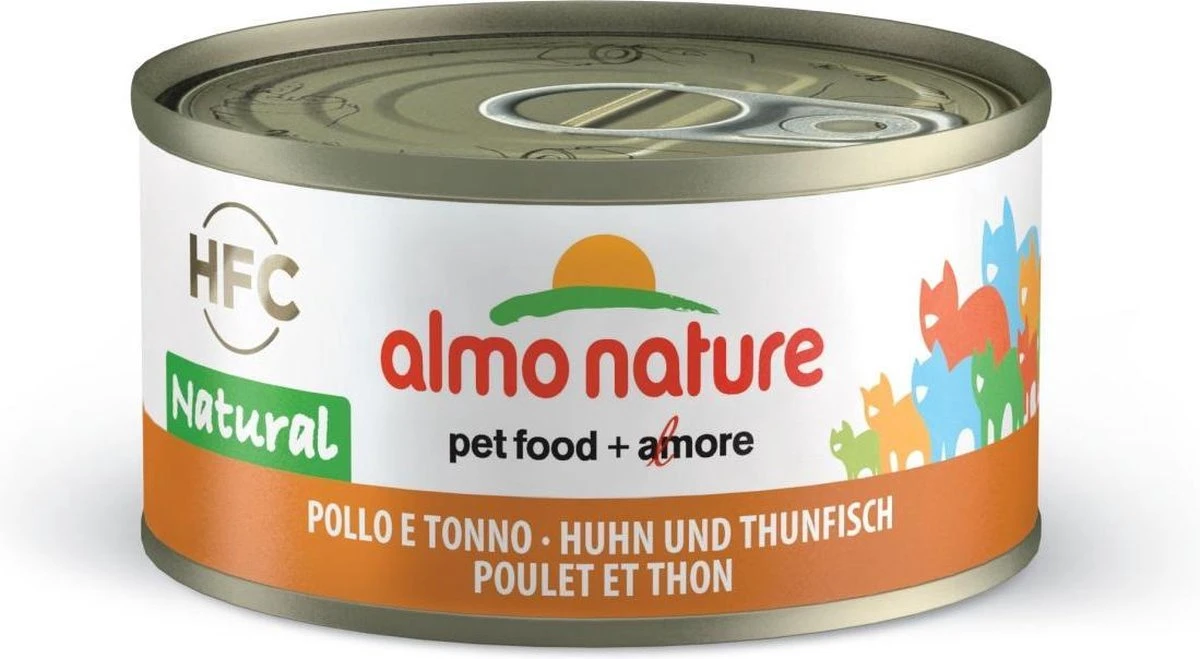 Almo Nature Natvoer Voor Katten - HFC Natural - 24 X 70g - Kip En Tonijn - 24 X 70 Gram 10 Almo Nature Natvoer Voor Katten - HFC Natural - 24 X 70g - Kip En Tonijn - 24 X 70 Gram - Afbeelding 10