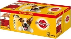 Pedigree Nat Hondenvoedsel 40 Zakjes Van 100gr = 4 Kg Nat Hondenvoer -Dieren Product Winkel 1200x668 1
