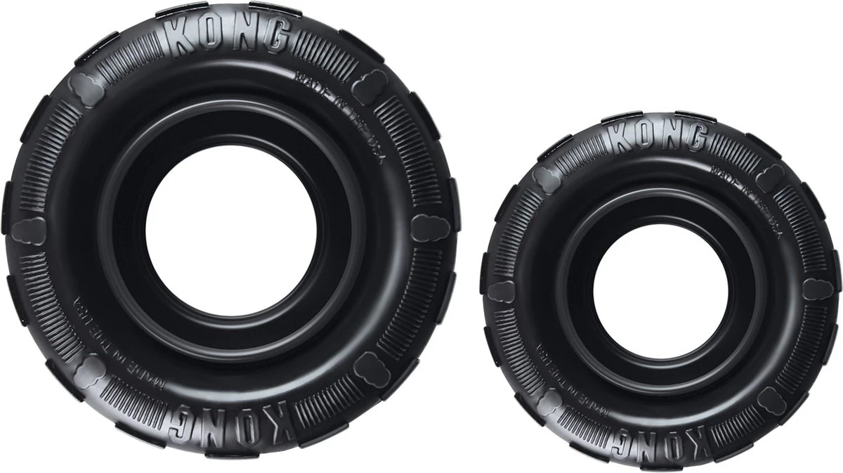 Kong Traxx Hondenspeelgoed - Rubber - M/L- Zwart 9 Kong Traxx Hondenspeelgoed - Rubber - M/L- Zwart - Afbeelding 9