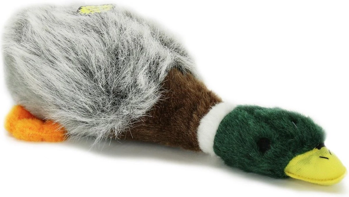 Happy Pet Pluche Wilde Eend - Hondenspeelgoed - 38 X 16 X 10 Cm 2 Happy Pet Pluche Wilde Eend - Hondenspeelgoed - 38 X 16 X 10 Cm - Afbeelding 2