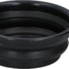 Combi-Label Opvouwbare Drinkbak - Voerbak - Waterbak - Lichtgewicht - Huisdier - Hond - Kat - Voor Onderweg - Op Reis - Zwart
