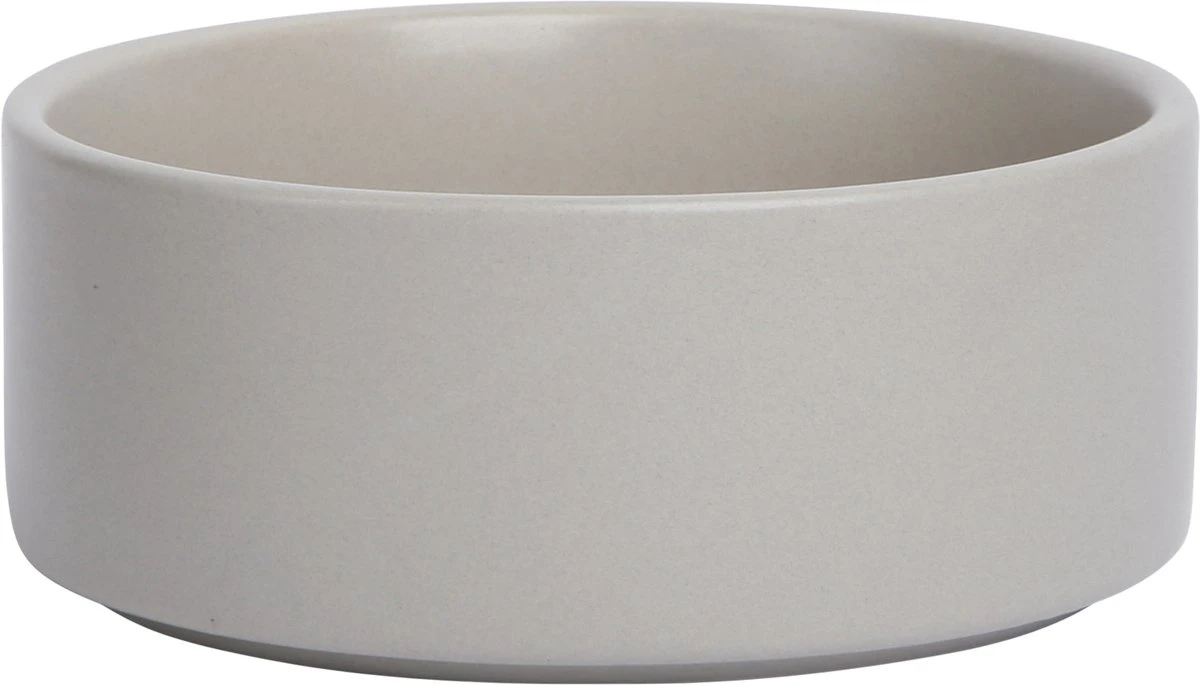 JV BON APPETIT Keramische Voerbak Grijs-850ml 1 JV BON APPETIT Keramische Voerbak Grijs-850ml