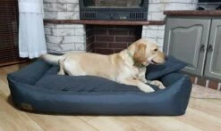 Merkloos Hondenmand Antraciet 120x90 Cm - Wasbaar Hondenkussen - Waterdicht Hondenbed -Dieren Product Winkel 1200x716 3