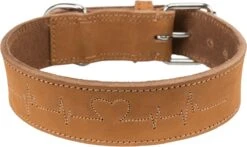 Trixie Rustic Vetleren Halsband "Heartbeat" - Maat M -Dieren Product Winkel 1200x716 4