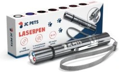 Laserpen - USB Oplaadbaar - Kattenspeeltjes - 7 Verschillende Standen - Laserlampje - RVS Zilver - Laser Pointer