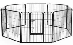 Merkloos Hondenren - Puppyren - Hondenkennel - 8 Kennelpanelen - Staal - 80 Cm Hoog - 640 Cm Omtrek - Uitbreidbaar 12 Merkloos Hondenren - Puppyren - Hondenkennel - 8 Kennelpanelen - Staal - 80 Cm Hoog - 640 Cm Omtrek - Uitbreidbaar -Dieren Product Winkel 1200x737 6