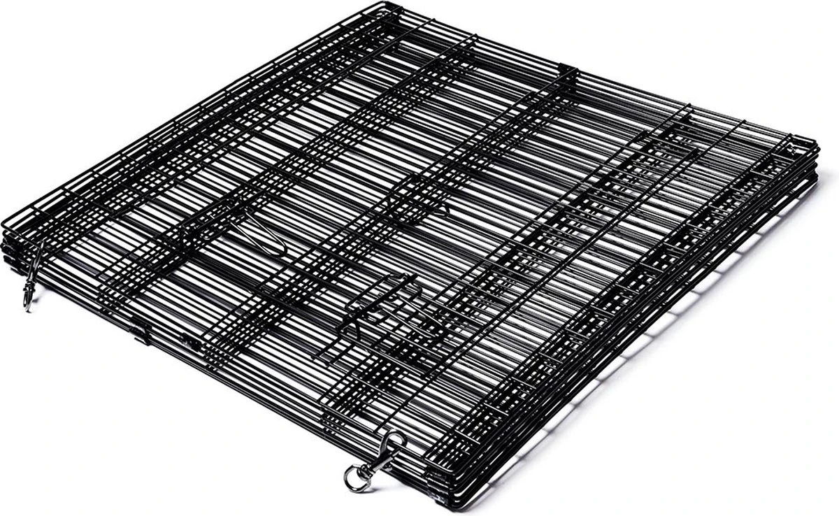 Topmast Puppyren Uitvouwbaar - Zwart - 560 Cm Omtrek - 76 Cm Hoog - Opvouwbaar - Expandable XL - Hondenren 2 Topmast Puppyren Uitvouwbaar - Zwart - 560 Cm Omtrek - 76 Cm Hoog - Opvouwbaar - Expandable XL - Hondenren - Afbeelding 2