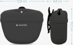 Navaris Honden Belongingszakje - Siliconen Voertasje - Set Van 2 - Traktatiezakje Voor Droogvoer En Natvoer - Met Magnetische Sluiting En Clip -Dieren Product Winkel 1200x743 5