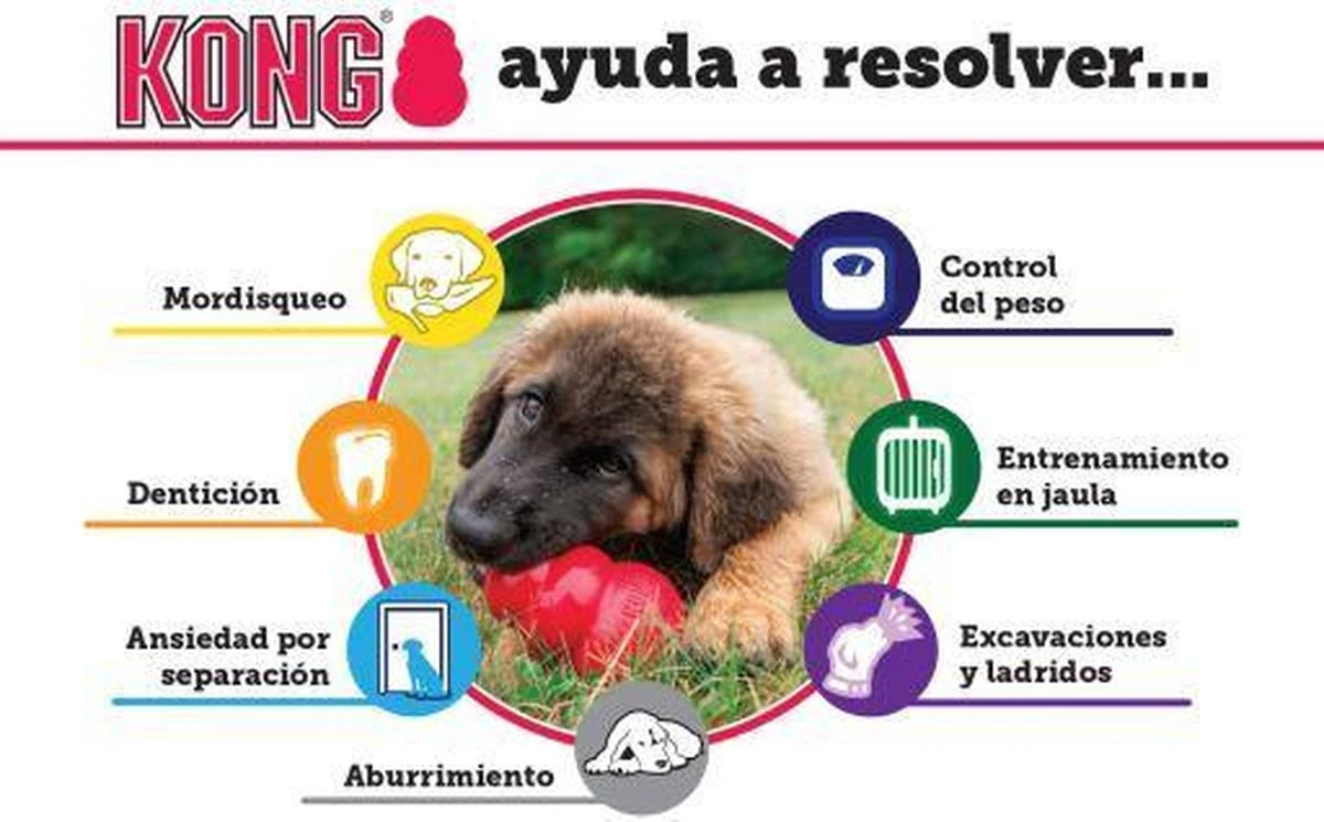 Kong Kauwbot - Hondenspeelgoed - Rood - S 4 Kong Kauwbot - Hondenspeelgoed - Rood - S - Afbeelding 4