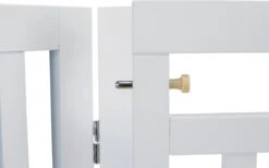 Trixie Hondenhek Met Deur Wit - 60-160 X 81 CM -Dieren Product Winkel 1200x747 1