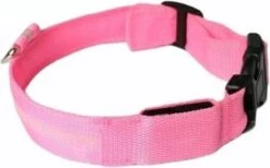 Lichtgevende Halsband LED Maat XS 28 - 38 Cm USB Oplaadbaar Hondenhalsband Puppy Riem - Roze Hond Dog Kat Kitten Cat - Dutchwide -Dieren Product Winkel 1200x747 3