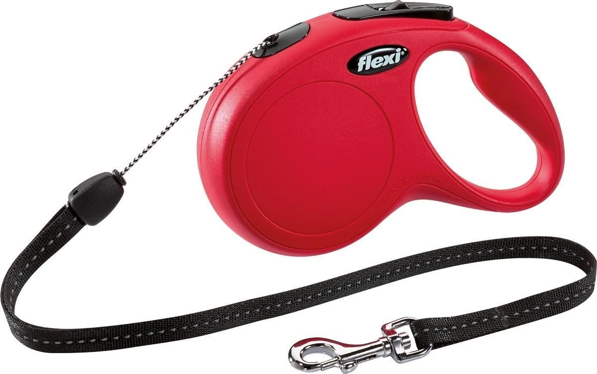 Flexi New Classic Koord - Hondenriem - Rood - S - 8 M - (<12 Kg) 9 Flexi New Classic Koord - Hondenriem - Rood - S - 8 M - (<12 Kg) - Afbeelding 9
