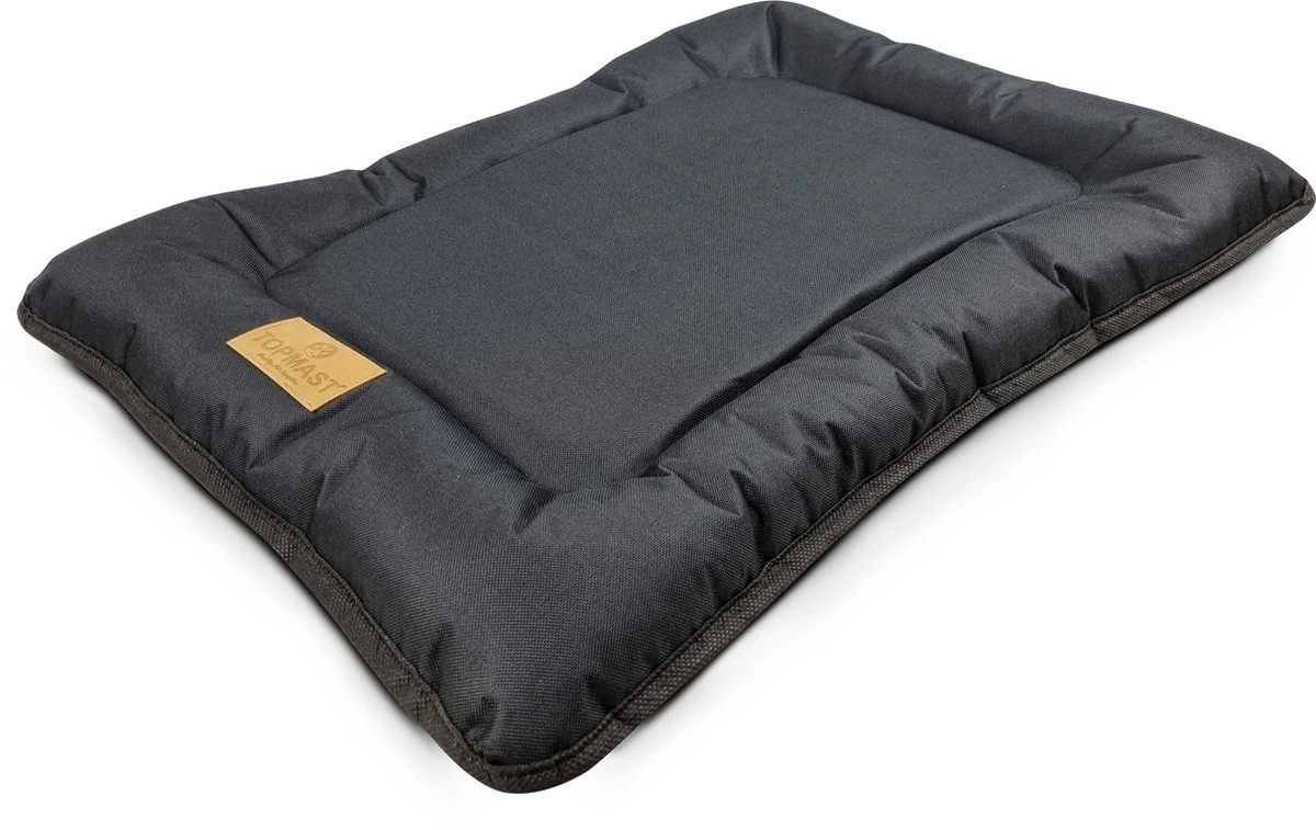 Topmast DryMat - Waterproof Benchmat - Polyester - Zwart - Medium - 80 X 64 X 7 Cm - Benchkussen - Voor Honden 1 Topmast DryMat - Waterproof Benchmat - Polyester - Zwart - Medium - 80 X 64 X 7 Cm - Benchkussen - Voor Honden