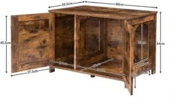 Houten Kattenhuis - Kattenkast Voor Binnen & Buiten - Kattenhok - Kattenhuisje Hout Met Deur En Gat - Hondenhok Voor Kleine Honden - 80 X 50 X 55 Cm -Dieren Product Winkel 1200x763 7