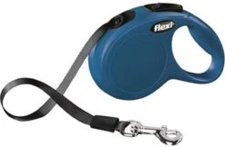 Flexi New Classic Tape - Hondenriem - Blauw - M - 5 M - (<25 Kg) -Dieren Product Winkel 1200x785 2