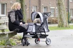 InnoPet All Terrain - Hondenbuggy - Zwart/Zilver - 85x52x96cm 21 InnoPet All Terrain - Hondenbuggy - Zwart/Zilver - 85x52x96cm -Dieren Product Winkel 1200x794 7