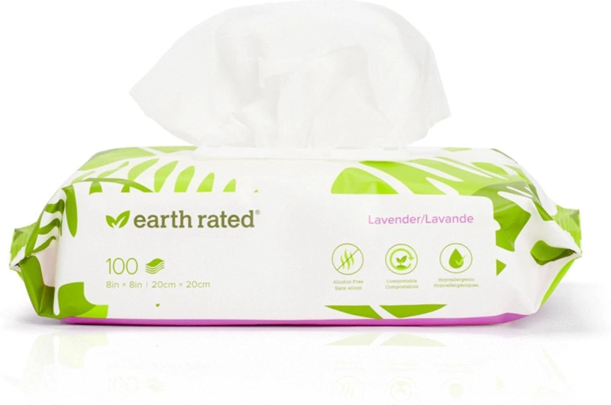 Earth Rated Dog Wipes Schoonmaakdoekjes Lavendel 100 Doekjes 1 Earth Rated Dog Wipes Schoonmaakdoekjes Lavendel 100 Doekjes