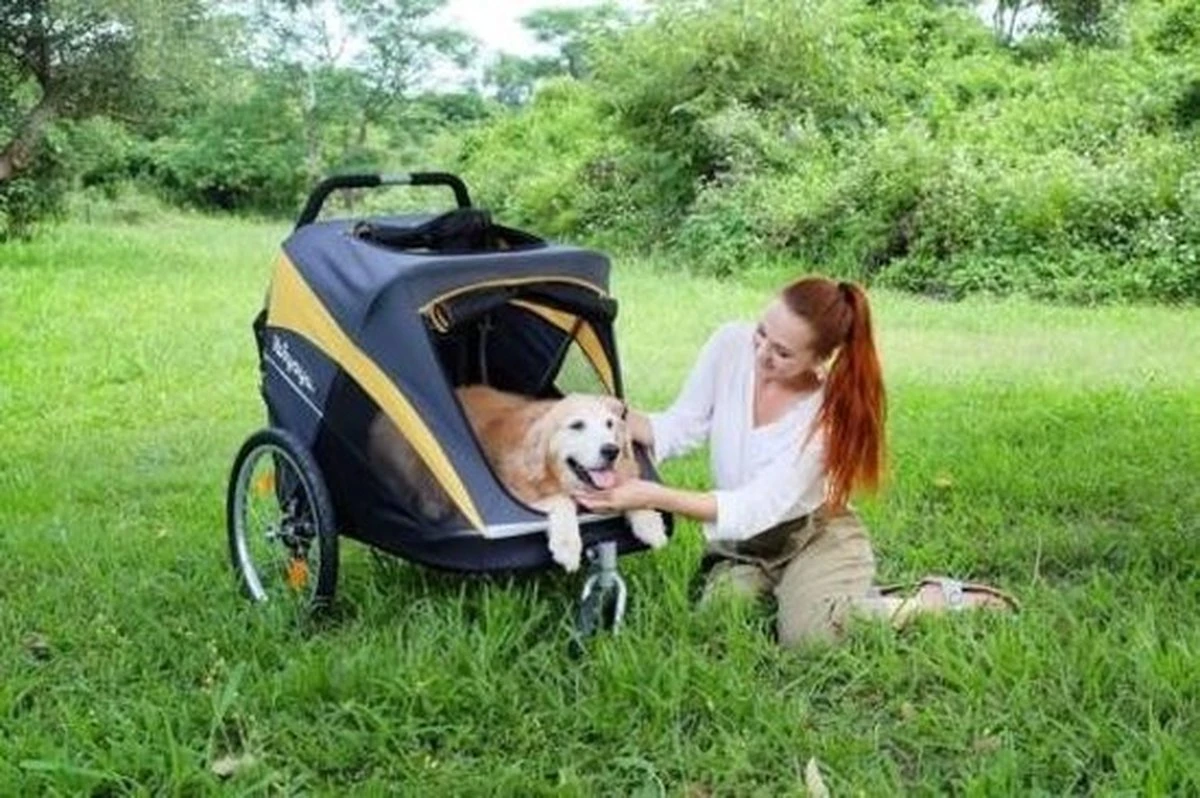 InnoPet Hercules 2.0 - Hondenbuggy – Incl. Regenhoes - 100x78x96cm 6 InnoPet Hercules 2.0 - Hondenbuggy – Incl. Regenhoes - 100x78x96cm - Afbeelding 6