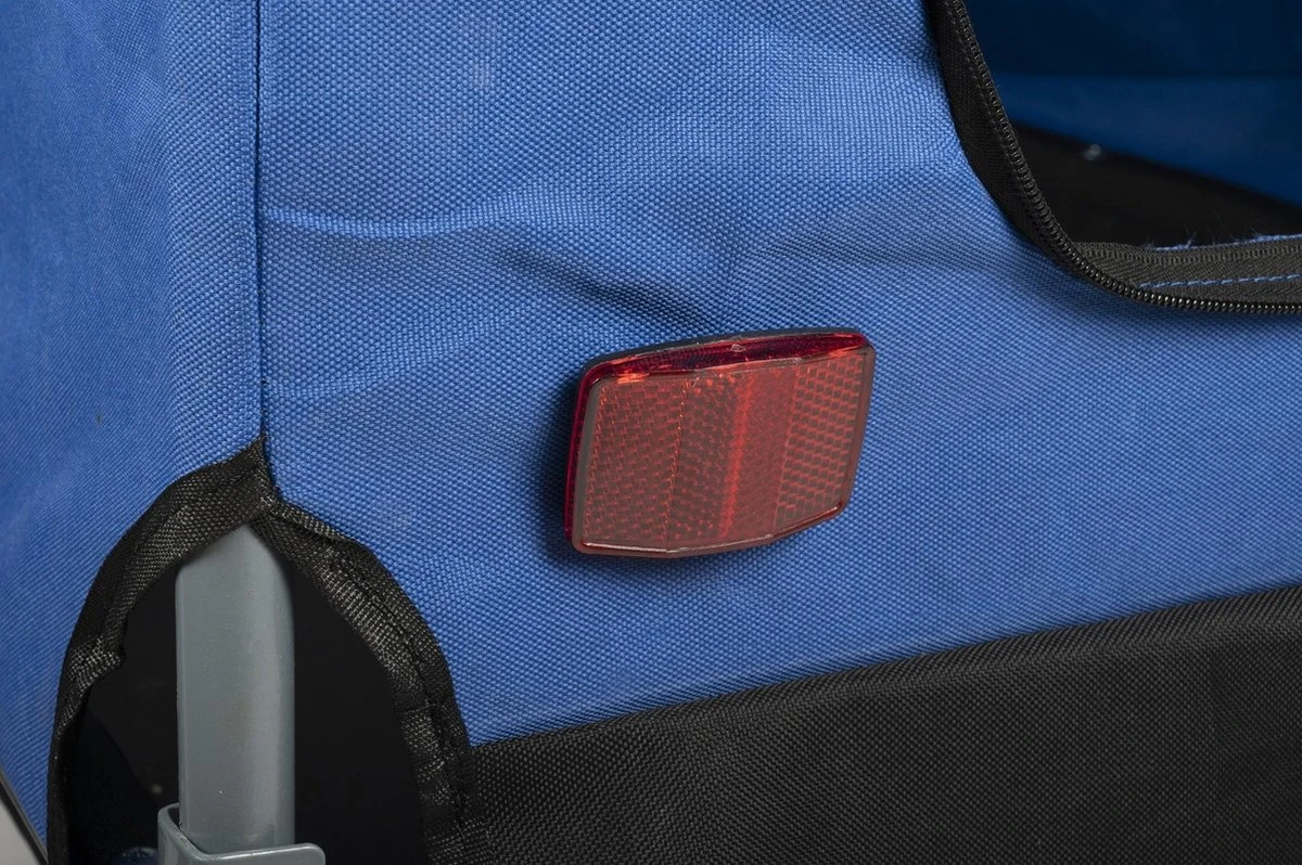 Bicycle Gear Fietskar Hond - Max. 25 KG - Plat Opvouwbaar - Eenvoudige Montage - Regenhoes - Afneembare Luchtbanden 12 Bicycle Gear Fietskar Hond - Max. 25 KG - Plat Opvouwbaar - Eenvoudige Montage - Regenhoes - Afneembare Luchtbanden - Afbeelding 12