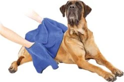 Dierenhanddoek Microvezel - Honden En Katten - Incl. Handvatten - 40x60 Cm - Lichtblauw -Dieren Product Winkel 1200x799 18