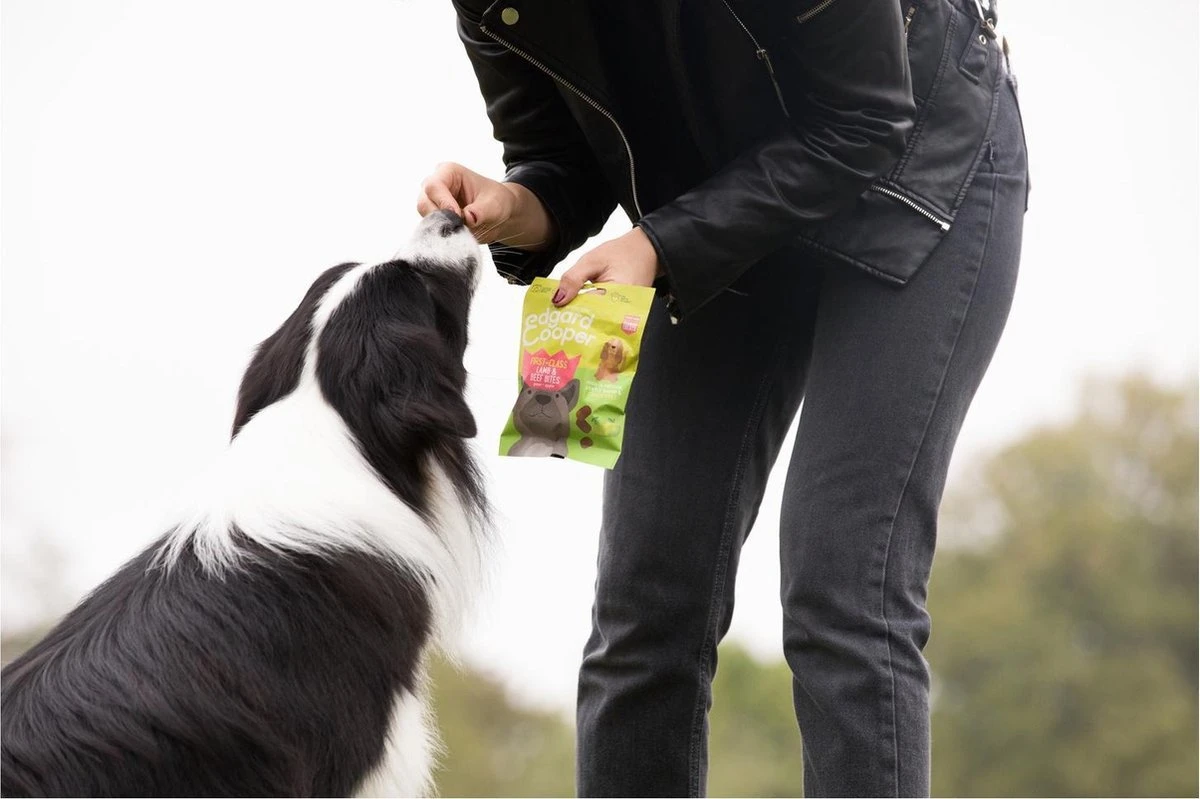 Merkloos Edgard & Cooper Lam & Rund Bites - Voor Honden - Hondensnack - 50g 2 Merkloos Edgard & Cooper Lam & Rund Bites - Voor Honden - Hondensnack - 50g - Afbeelding 2