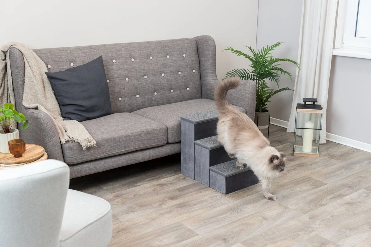 Trixie Trap Met Opbergruimte Grijs 34x50x45 Cm 5 Trixie Trap Met Opbergruimte Grijs 34x50x45 Cm - Afbeelding 5