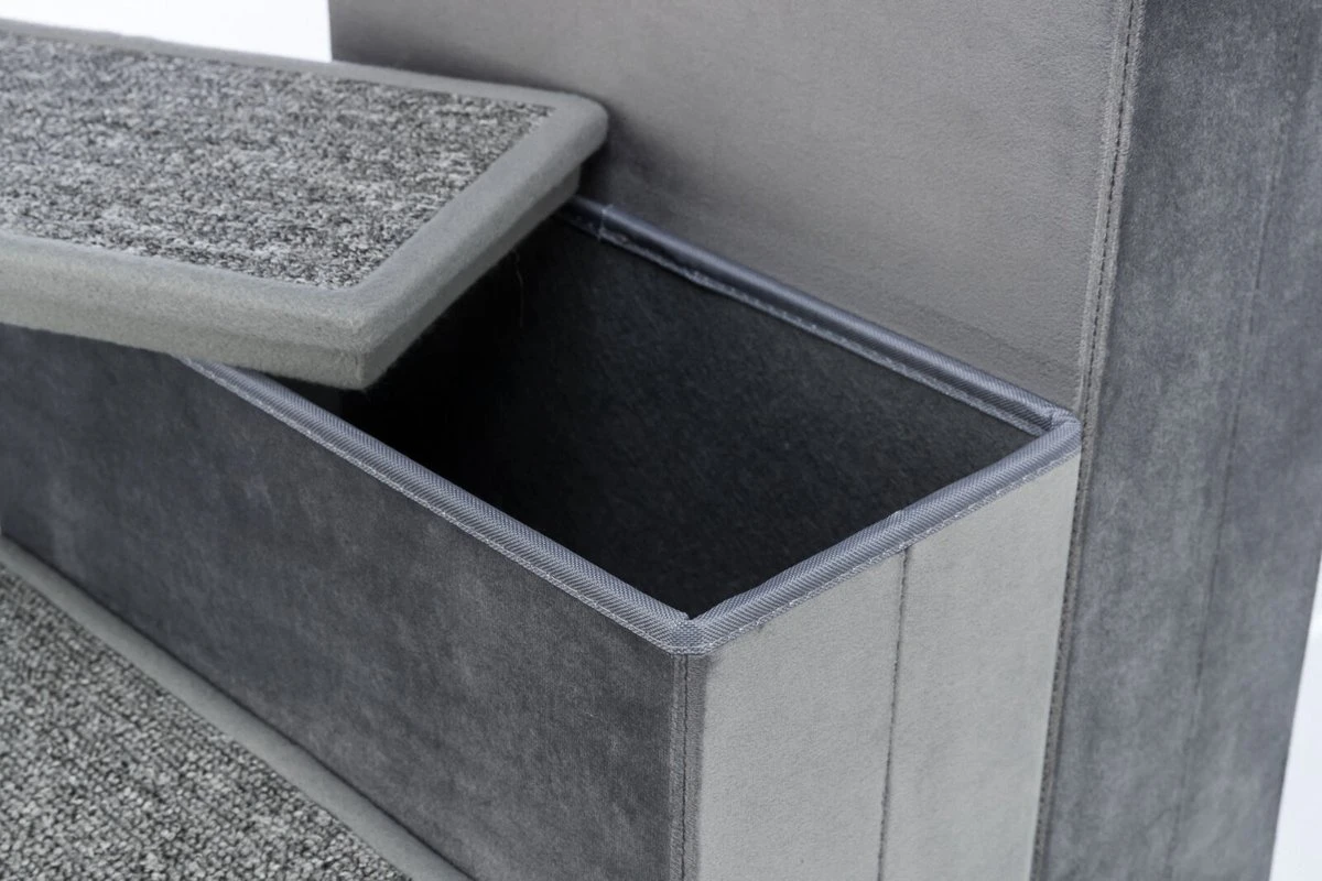 Trixie Trap Met Opbergruimte Grijs 34x50x45 Cm 6 Trixie Trap Met Opbergruimte Grijs 34x50x45 Cm - Afbeelding 6