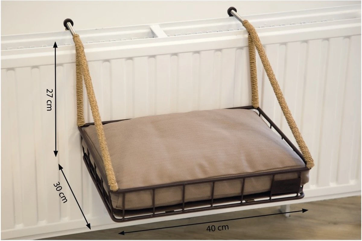 Designed By Lotte Ropa - Kattenhangmat - 40x30x27 Cm 2 Designed By Lotte Ropa - Kattenhangmat - 40x30x27 Cm - Afbeelding 2