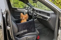 Velvet Black - Autostoel Voor Hond - 47x42cm - Wasbaar - Hondenmand Auto - Handgemaakt -Dieren Product Winkel 1200x800 92