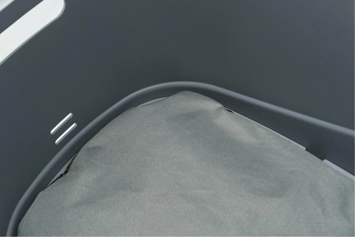 Trixie Fietsmand Voor Bagagedrager Met Draadkoepel Kunststof Grijs (46X36X47 CM) 10 Trixie Fietsmand Voor Bagagedrager Met Draadkoepel Kunststof Grijs (46X36X47 CM) - Afbeelding 10