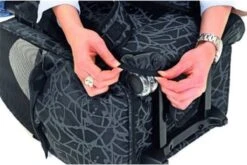 Flamingo - Hondenbuggy Smart City - Zwart - 32 X 29 X 52 Cm -Dieren Product Winkel 1200x804 2