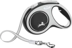 Flexi Rollijn New Comfort Tape M 5 M - Hondenriem - Zwart&Lichtgrijs -Dieren Product Winkel 1200x813 3