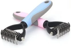 Ontharing Kam Voor Honden Kat Ontklitter Bont Trimmen Dematting Deshedding Grooming Brush Tool Voor Matted Lang Haar Krullend Huisdier