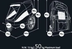 InnoPet Hercules 2.0 - Hondenbuggy – Incl. Regenhoes - 100x78x96cm 15 InnoPet Hercules 2.0 - Hondenbuggy – Incl. Regenhoes - 100x78x96cm -Dieren Product Winkel 1200x815 7