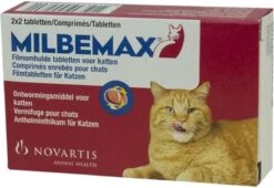 Milbemax Kat Groot - 1 ST à 2 X 2 TABL -Dieren Product Winkel 1200x828
