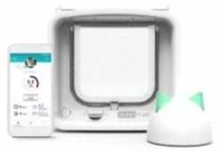 Sureflap Microchip Kattenluik Connect Bundel - - Wit -Dieren Product Winkel 1200x833