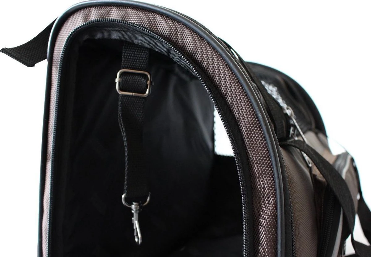 Trixie Hondentas Shiva Bruin / Beige - 41X30X21 CM 3 Trixie Hondentas Shiva Bruin / Beige - 41X30X21 CM - Afbeelding 3