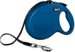 Flexi New Classic Tape - Hondenriem - Blauw - M - 5 M - (<25 Kg) -Dieren Product Winkel 1200x839 3