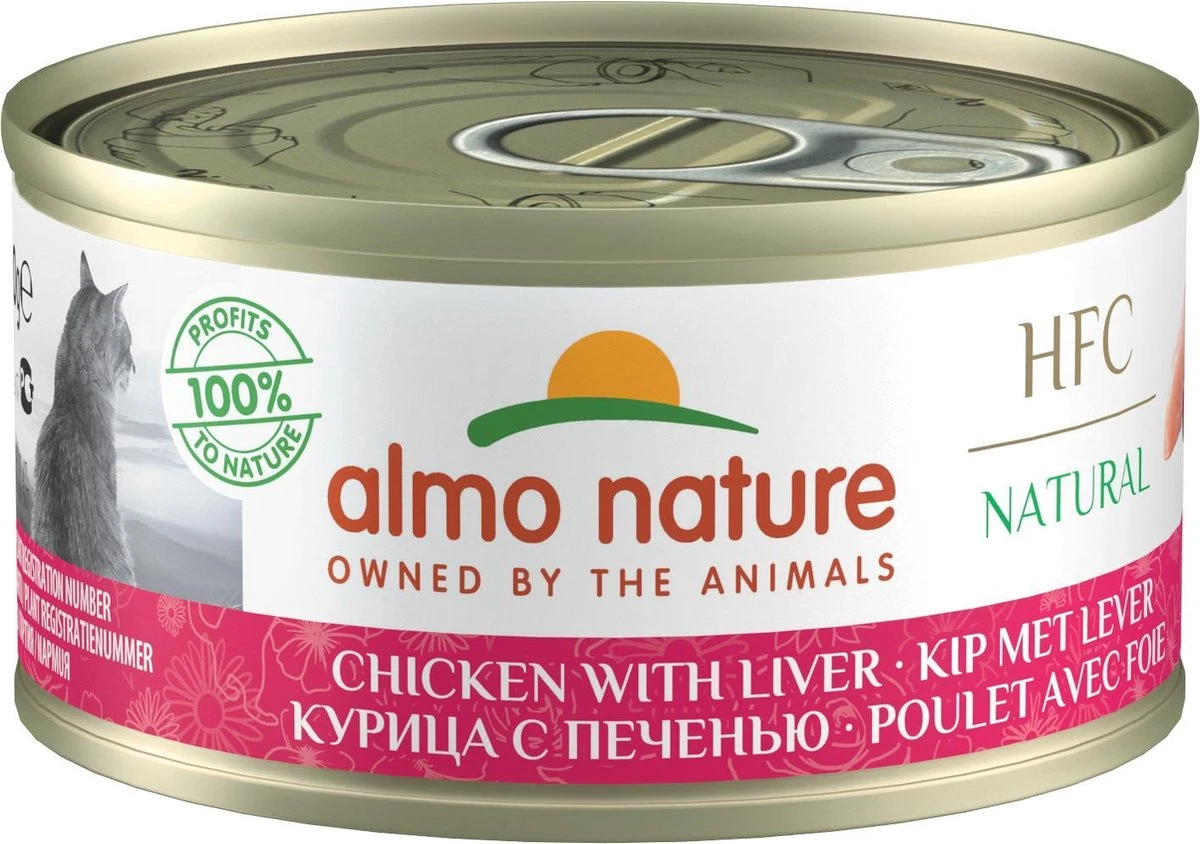 Almo Nature Natvoer Voor Katten - HFC Natural - 24 X 70g - Kip En Tonijn - 24 X 70 Gram 14 Almo Nature Natvoer Voor Katten - HFC Natural - 24 X 70g - Kip En Tonijn - 24 X 70 Gram - Afbeelding 14