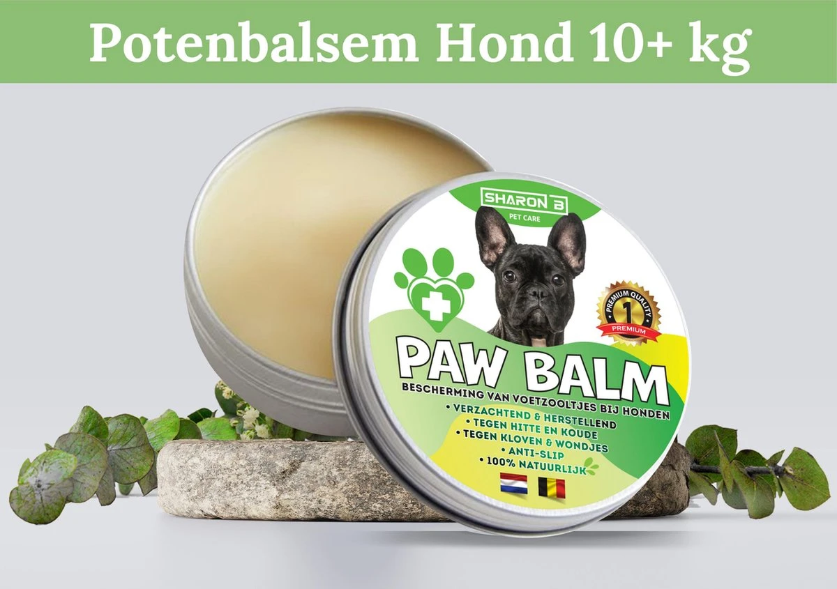 100% Natuurlijke Potenbalsem - Paw Balm - Voor Honden - Van 10-20 Kg - Beschermt Voetzooltjes - Tegen Kloven, Wondjes, Ontstekingen - Made In Holland 4 100% Natuurlijke Potenbalsem - Paw Balm - Voor Honden - Van 10-20 Kg - Beschermt Voetzooltjes - Tegen Kloven, Wondjes, Ontstekingen - Made In Holland - Afbeelding 4