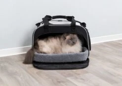 TRIXIE Huisdierenwoon- En Transporttas Valery Zwart En Grijs -Dieren Product Winkel 1200x848 12