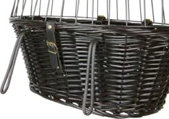 Trixie Wilgen Fietsmand Voorop Zwart Met Kussen En Kap - 50X41X35 CM -Dieren Product Winkel 1200x851 8