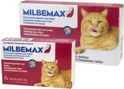 Milbemax Kat Groot - 1 ST à 2 X 2 TABL -Dieren Product Winkel 1200x861 1