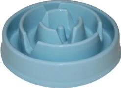 Merkloos Anti Schrok Voerbak Hond Happy Hunting Bowl Gezonder Eten En Langer Leven / Ringen Blauw 20,5cm