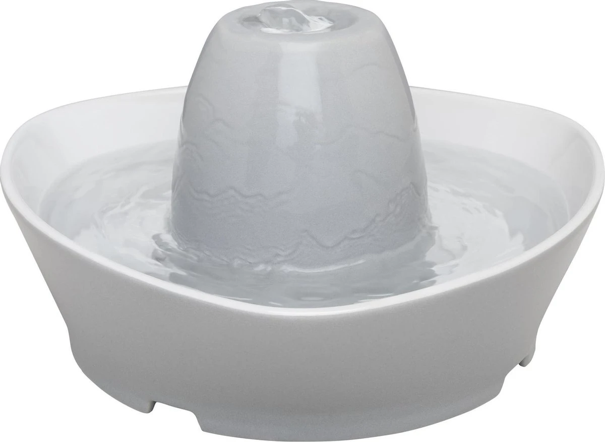 PetSafe® Streamside Ceramic Pet Fountain - Keramische Drinkfontein Voor Katten En Kleine Honden - Water Borrelt Zacht Over De Toren - Door Het Design Van Alle Kanten Bereikbaar - 1,8 Liter - PetSafe Streamside 1 PetSafe® Streamside Ceramic Pet Fountain - Keramische Drinkfontein Voor Katten En Kleine Honden - Water Borrelt Zacht Over De Toren - Door Het Design Van Alle Kanten Bereikbaar - 1,8 Liter - PetSafe Streamside