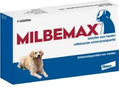 Milbemax Grote Hond 2x2 Tabletten - 1 ST à 2 X 2 TABL -Dieren Product Winkel 1200x878 1