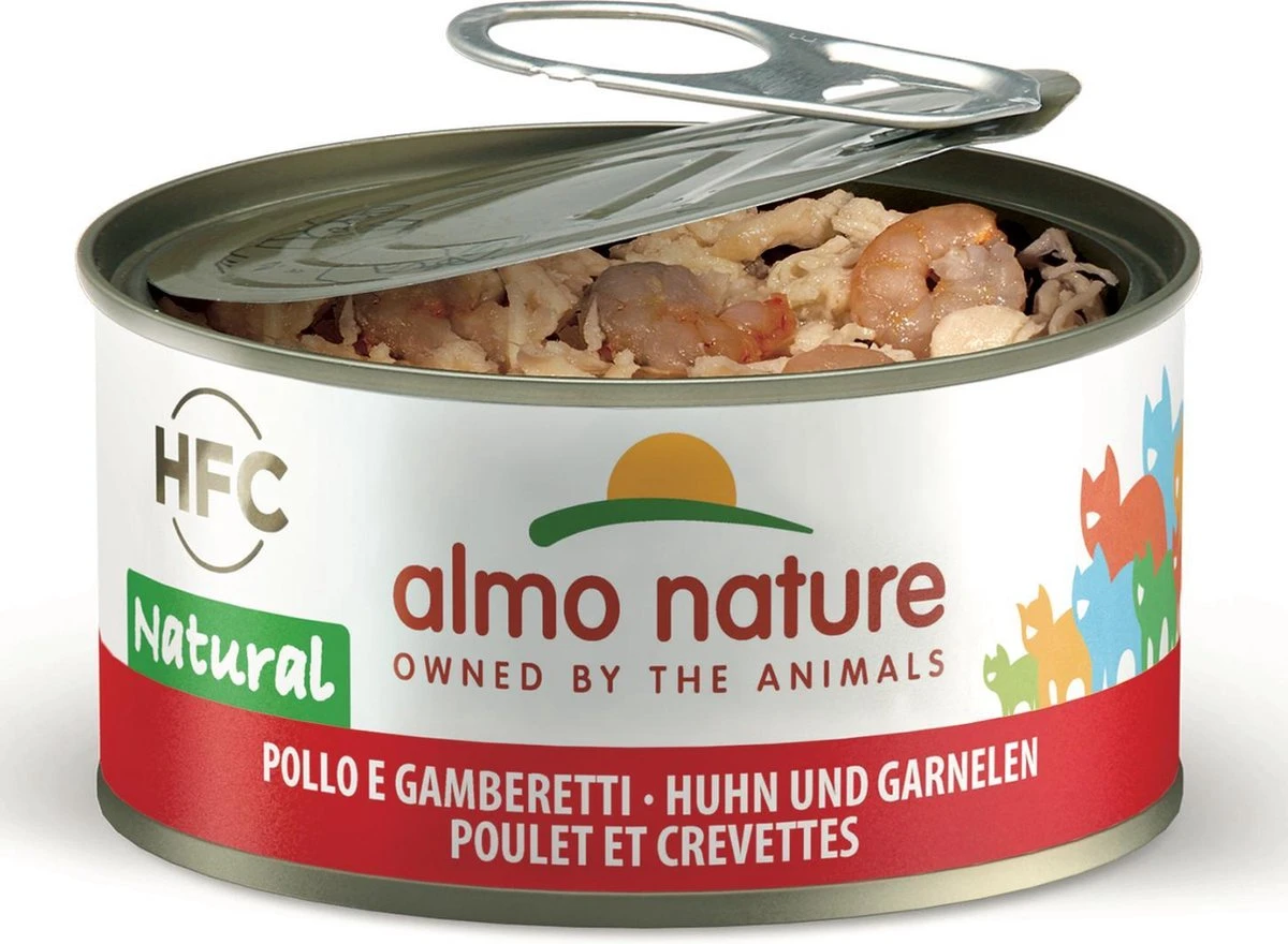 Almo Nature Natvoer Voor Katten - HFC Natural - 24 X 70g - Kip En Tonijn - 24 X 70 Gram 8 Almo Nature Natvoer Voor Katten - HFC Natural - 24 X 70g - Kip En Tonijn - 24 X 70 Gram - Afbeelding 8