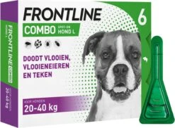 Frontline Combo - L: Van 20 Tot 40 Kg - Anti Vlooienmiddel En Tekenmiddel - Hond - 6 Pipetten -Dieren Product Winkel 1200x886 3