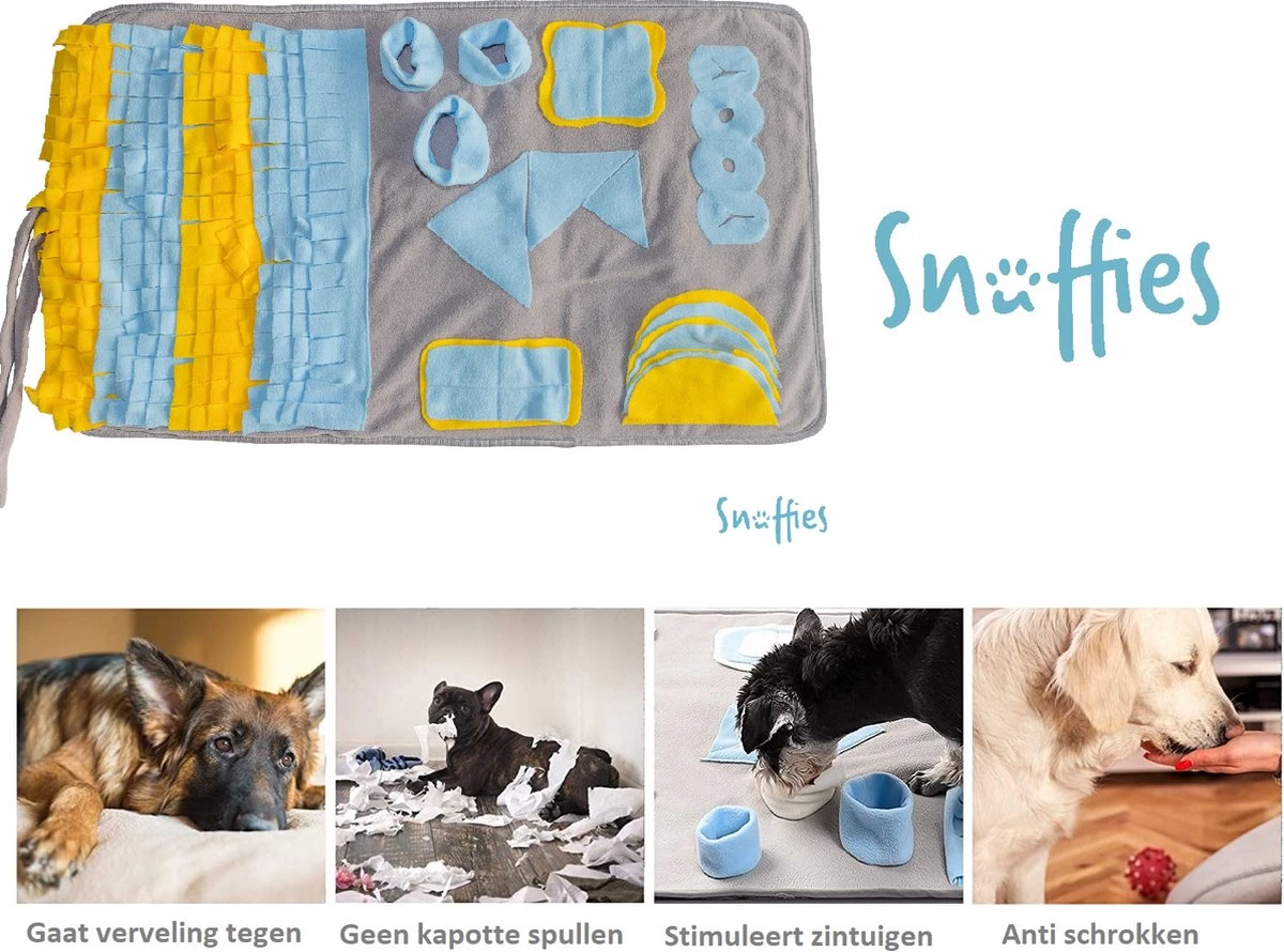Snuffies Snuffelmat Jara 100x65cm - Snuffelmat – Snuffelmatten - Honden Speelgoed - Honden Speelgoed Intelligentie – Snuffelmat - Snuffelmat Hond - Snuffelmatten – Hersenwerk – Honden Speeltjes – Puppy - Puppy Speelgoed - Honden Denkspelletjes 7 Snuffies Snuffelmat Jara 100x65cm - Snuffelmat – Snuffelmatten - Honden Speelgoed - Honden Speelgoed Intelligentie – Snuffelmat - Snuffelmat Hond - Snuffelmatten – Hersenwerk – Honden Speeltjes – Puppy - Puppy Speelgoed - Honden Denkspelletjes - Afbeelding 7